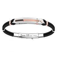 Bracelet Zancan Man Rekord 925 in Silver Spinello EXB786R-N - EXB786R-N